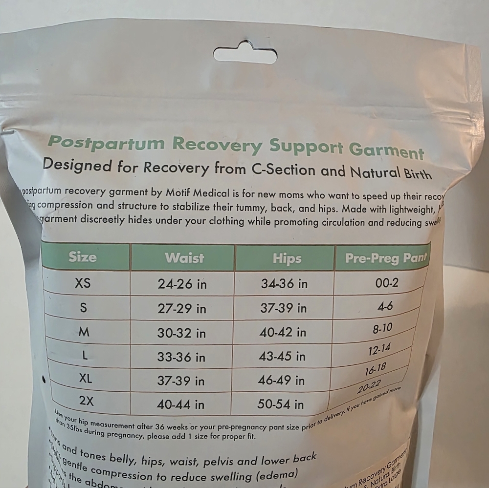Motif Postpartum Recovery Support Garment NWT - Picture 11 of 11